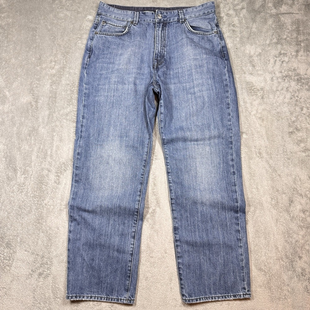 Nautica Jeans Mens 32x30 Light Wash‎ Straight Leg 100% Cotton Denim Classic